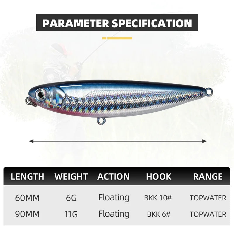 Surface Walker Fishing Lure