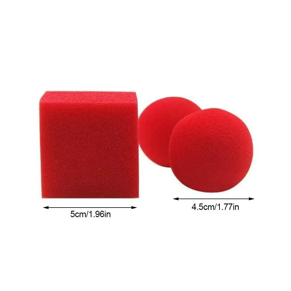 Red Ball To Square Sponges