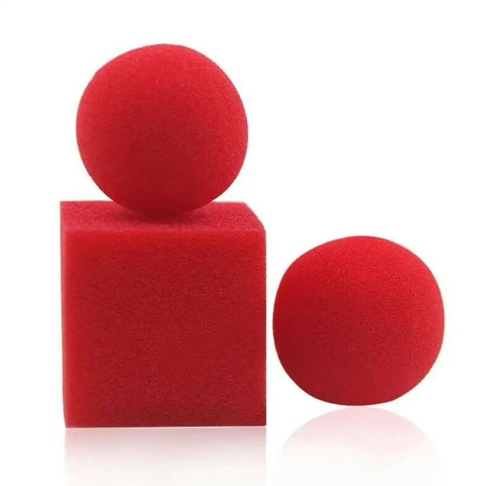 Red Ball To Square Sponges