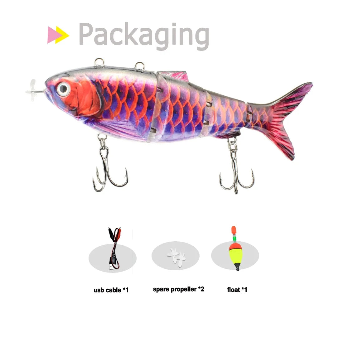 Lure Robotic Swimming Lure USB Rechargeable