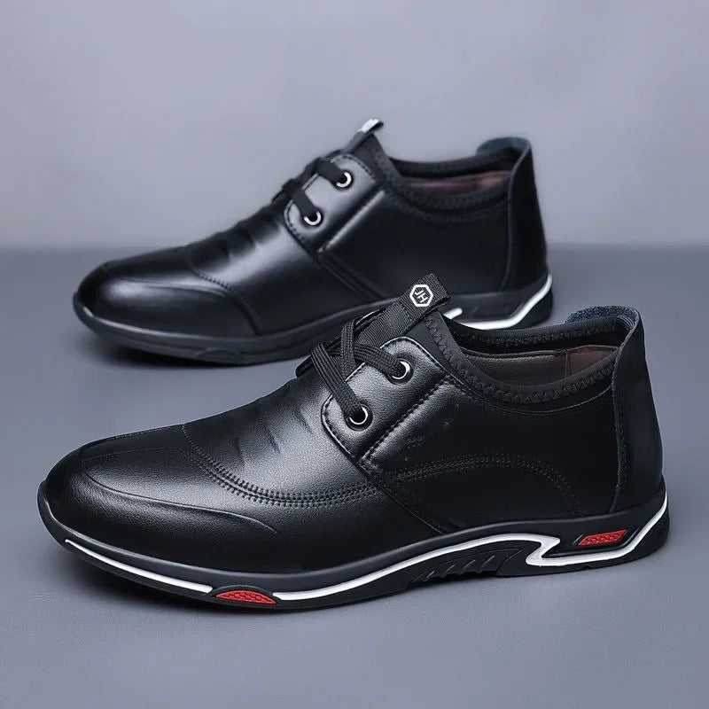 Leather Shoes Business Men's