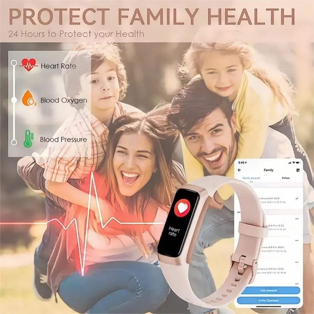 Smart Bracelet  "Heart Rate Blood Oxygen Sleep Thermometer"