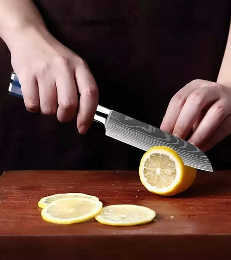 Knife Damascus Professional Chef