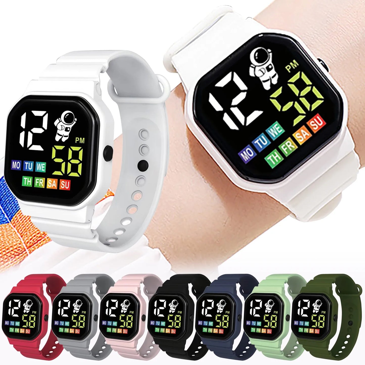 Electronic Waterproof Watch