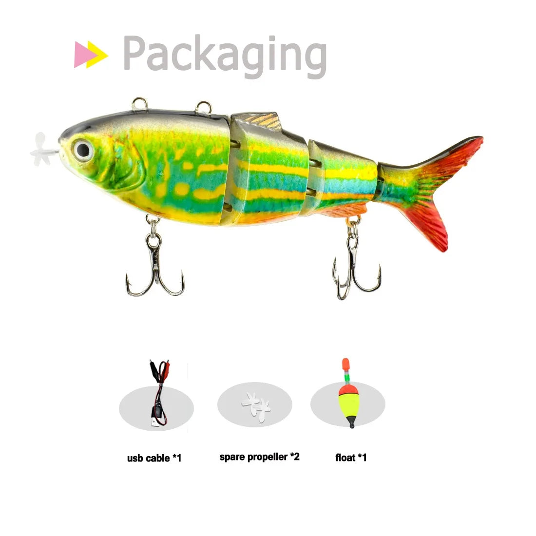 Lure Robotic Swimming Lure USB Rechargeable