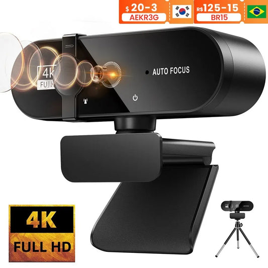 4K Webcam 1080P Mini Camera